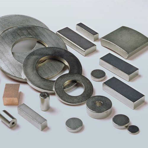 钕铁硼激光切割机切割钕铁硼磁铁样品展示