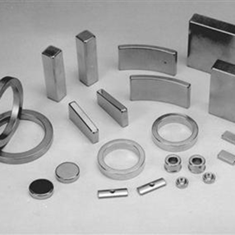 钕铁硼激光切割机切割钕铁硼永磁材料样品展示
